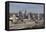 Elevated View over Interstate 85 Passing the Atlanta Skyline-Gavin Hellier-Framed Premier Image Canvas
