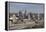 Elevated View over Interstate 85 Passing the Atlanta Skyline-Gavin Hellier-Framed Premier Image Canvas