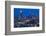 Elevated View over Interstate 85 Passing the Atlanta Skyline-Gavin Hellier-Framed Photographic Print