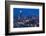 Elevated View over Interstate 85 Passing the Atlanta Skyline-Gavin Hellier-Framed Photographic Print