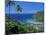 Elevated View Over Marigot Bay, Island of St. Lucia, Windward Islands, West Indies, Caribbean-Yadid Levy-Mounted Photographic Print