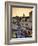 Elevated View over Mosque and Old Town, Rhodes Town, Rhodes, Greece-Doug Pearson-Framed Photographic Print