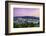 Elevated View over Old Town Passau and the River Danube Illuminated at Dawn, Passau, Lower Bavaria-Doug Pearson-Framed Photographic Print