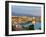 Elevated View over Split's Picturesque Stari Grad and Harbour Illuminated at Sunset-Doug Pearson-Framed Photographic Print