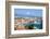 Elevated View over Split's Picturesque Stari Grad and Harbour, Split, Dalmatia, Croatia, Europe-Doug Pearson-Framed Photographic Print