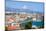 Elevated View over Split's Picturesque Stari Grad and Harbour, Split, Dalmatia, Croatia, Europe-Doug Pearson-Mounted Photographic Print