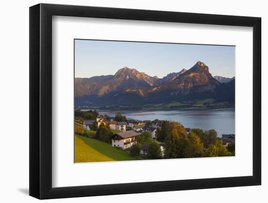 Elevated View over St. Wolfgang, Wolfgangsee Lake, Flachgau-Doug Pearson-Framed Photographic Print