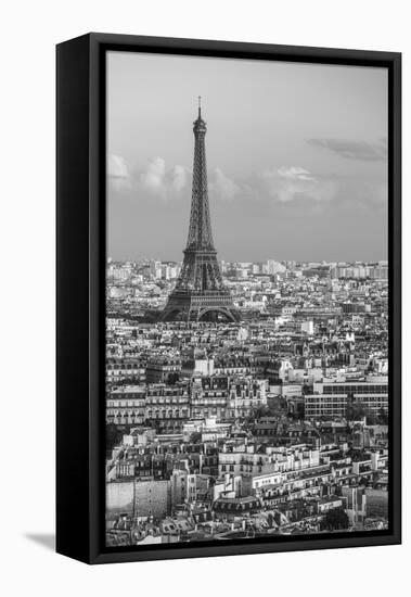 Elevated View over the City with the Eiffel Tower in the Distance, Paris, France, Europe-Gavin Hellier-Framed Premier Image Canvas