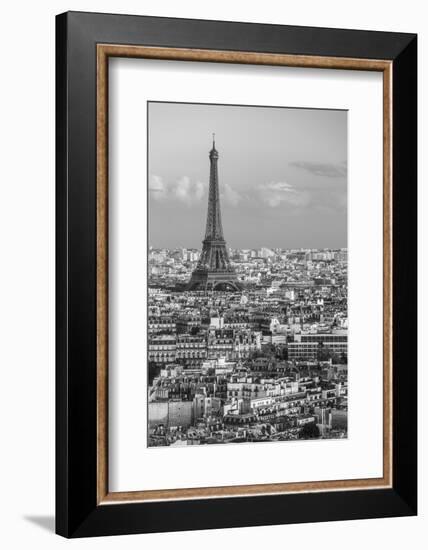 Elevated View over the City with the Eiffel Tower in the Distance, Paris, France, Europe-Gavin Hellier-Framed Photographic Print