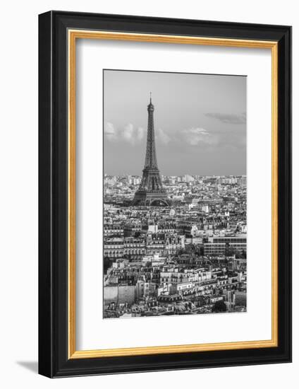 Elevated View over the City with the Eiffel Tower in the Distance, Paris, France, Europe-Gavin Hellier-Framed Photographic Print