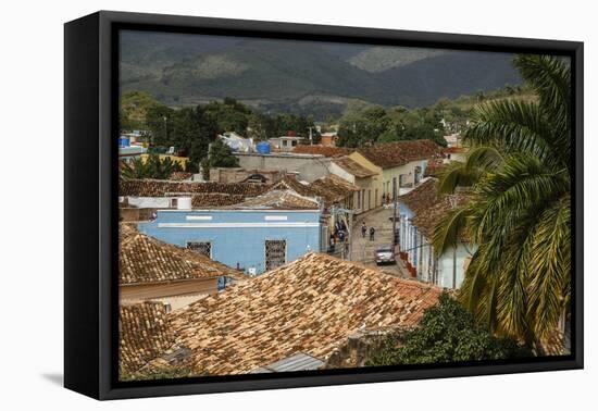 Elevated View over the Colonial City of Trinidad, UNESCO World Heritage Site-Yadid Levy-Framed Premier Image Canvas