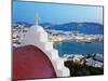 Elevated View over the Harbour and Old Town, Mykonos (Hora), Cyclades Islands, Greece, Europe-Gavin Hellier-Mounted Photographic Print