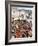 Elevated View Over Vats of Dye, the Tanneries, Fez, Morocco, North Africa, Africa-R H Productions-Framed Photographic Print