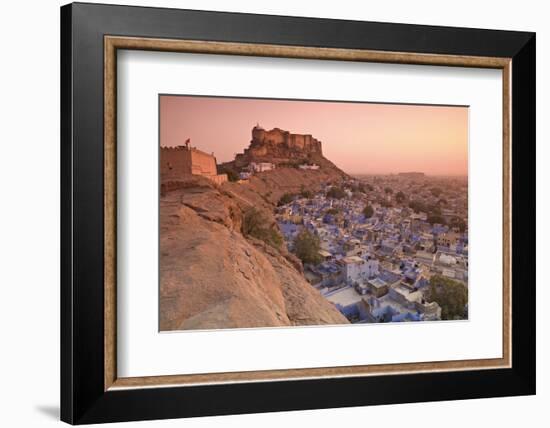 Elevated View Towards Meherangarh Fort-Doug Pearson-Framed Photographic Print