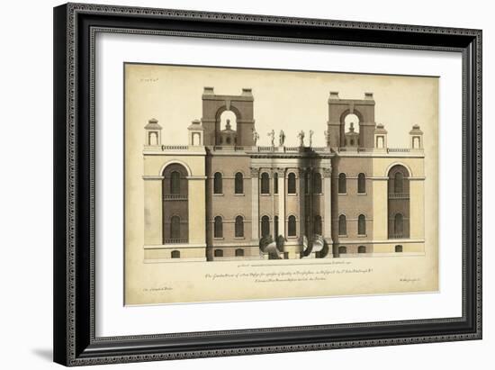 Elevation for a New Design I-Campbell-Framed Art Print