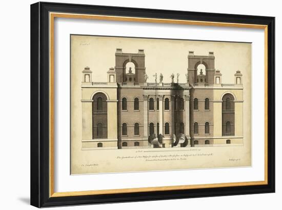 Elevation for a New Design I-Campbell-Framed Art Print