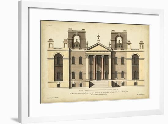 Elevation for a New Design II-Campbell-Framed Art Print