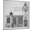 Elevation of the Church of St Benet Fink, City of London, 1760-null-Mounted Giclee Print