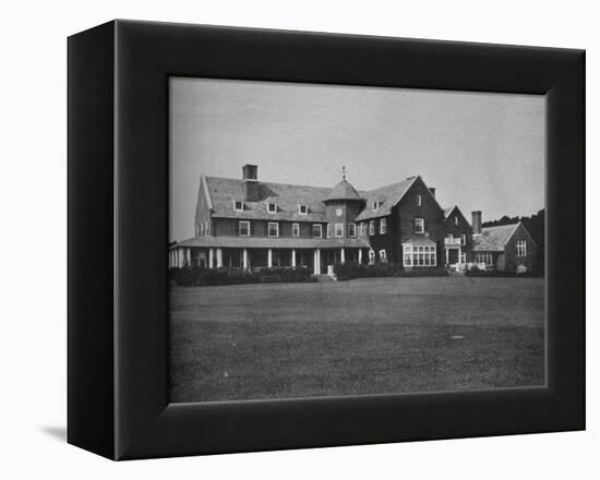 Elevation of the clubhouse, Essex County Club, Manchester, Massachusetts, 1925-null-Framed Premier Image Canvas