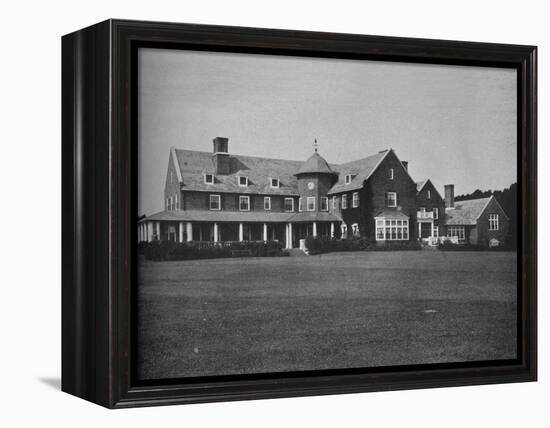Elevation of the clubhouse, Essex County Club, Manchester, Massachusetts, 1925-null-Framed Premier Image Canvas