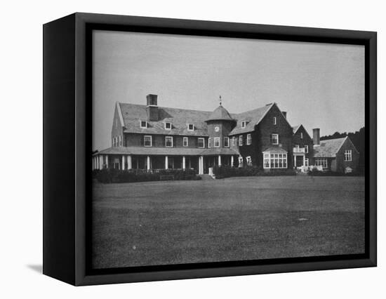 Elevation of the clubhouse, Essex County Club, Manchester, Massachusetts, 1925-null-Framed Premier Image Canvas