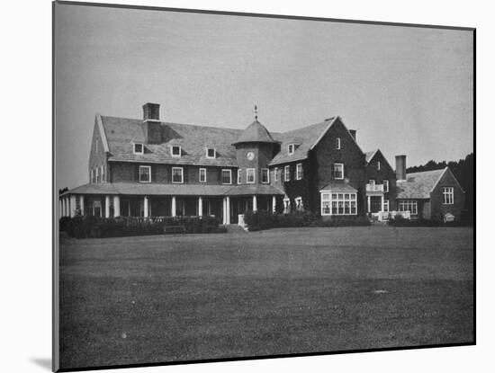 Elevation of the clubhouse, Essex County Club, Manchester, Massachusetts, 1925-null-Mounted Photographic Print