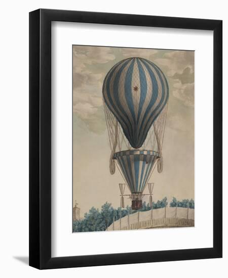 Elevazione Aereobatica Eseguita da Francesco Orlandi in Bologna, c.1828-null-Framed Art Print