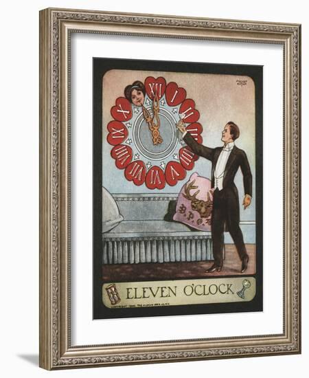 Eleven O'Clock Valentine's Day-null-Framed Giclee Print