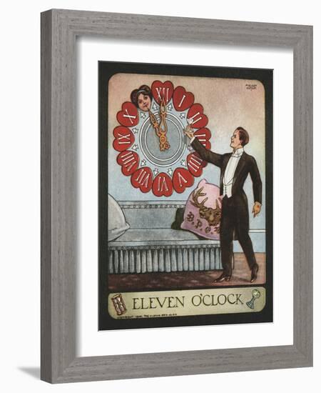 Eleven O'Clock Valentine's Day-null-Framed Giclee Print