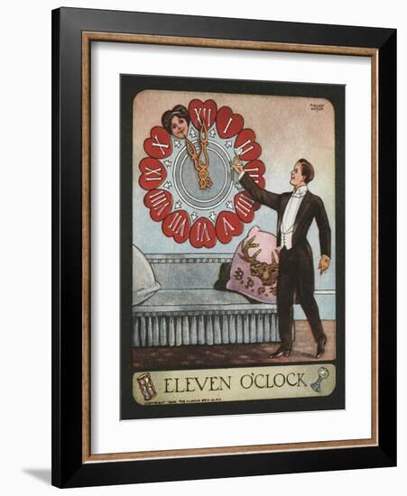 Eleven O'Clock Valentine's Day-null-Framed Giclee Print