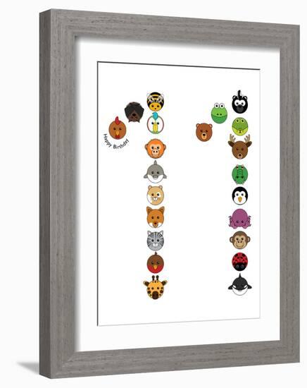 Eleven-null-Framed Art Print