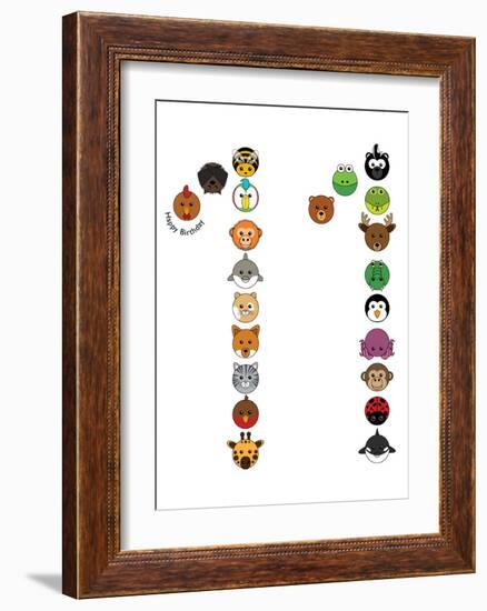 Eleven-null-Framed Art Print