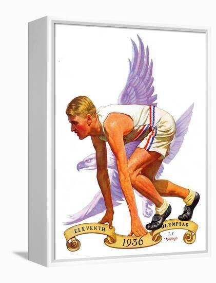 "Eleventh Olympiad,"August 8, 1936-J.F. Kernan-Framed Premier Image Canvas