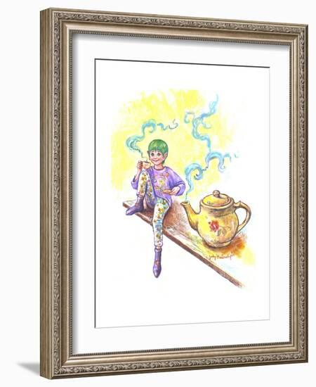 Elf on a Shelf-Judy Mastrangelo-Framed Giclee Print