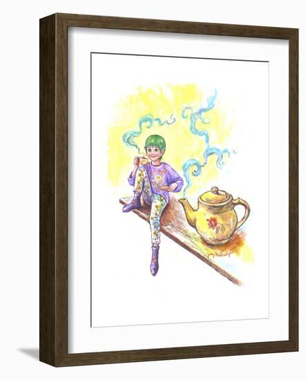 Elf on a Shelf-Judy Mastrangelo-Framed Giclee Print