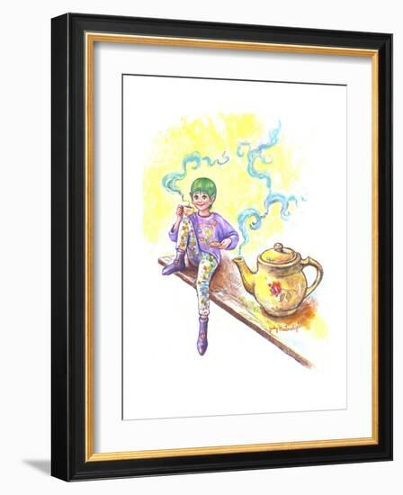 Elf on a Shelf-Judy Mastrangelo-Framed Giclee Print