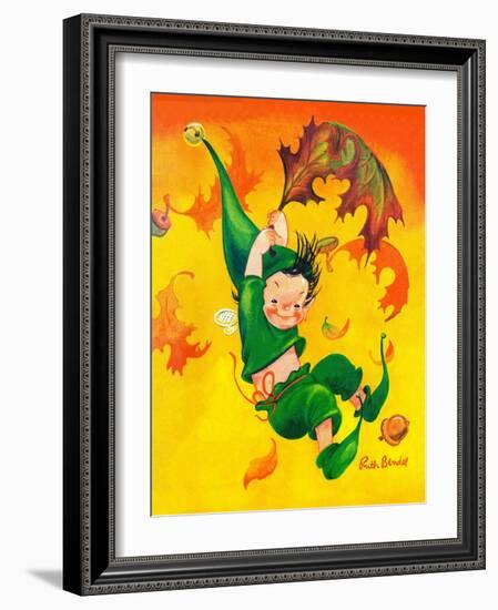 Elf Parachute - Jack & Jill-Ruth Bendel-Framed Giclee Print