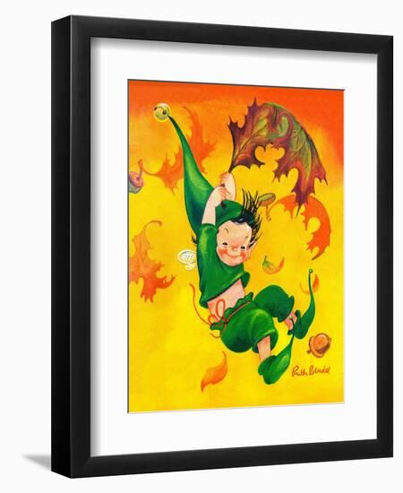 Elf Parachute - Jack & Jill-Ruth Bendel-Framed Giclee Print