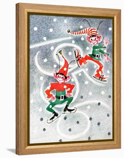 Elf Skates - Jack & Jill-Beth Henninger Krush-Framed Premier Image Canvas