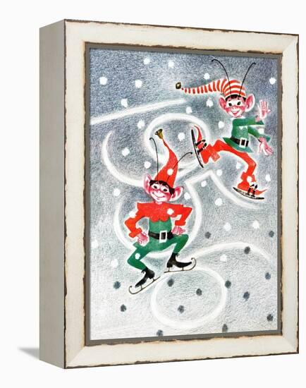 Elf Skates - Jack & Jill-Beth Henninger Krush-Framed Premier Image Canvas