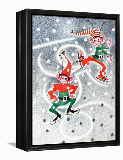 Elf Skates - Jack & Jill-Beth Henninger Krush-Framed Premier Image Canvas