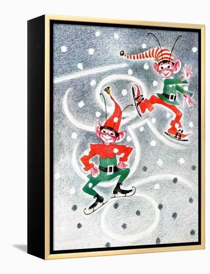 Elf Skates - Jack & Jill-Beth Henninger Krush-Framed Premier Image Canvas