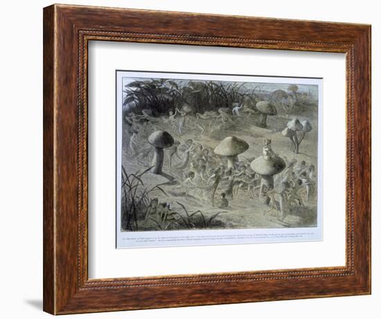 Elfin Dance by Night, in Fairyland: A Series of Pictures from the Elf-World, Allingham and Lang-Richard Doyle-Framed Giclee Print