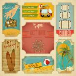 Summer Card In Retro Style-elfivetrov-Art Print