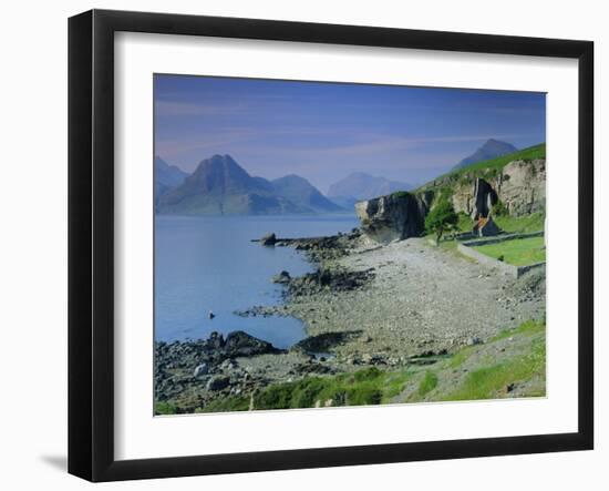 Elgol and the Cuillin Hills, Isle of Skye, Highlands Region, Scotland, UK, Europe-Kathy Collins-Framed Photographic Print