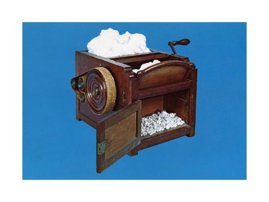eli whitney s cotton gin giclee print by art com