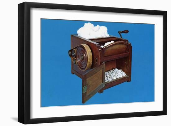 Eli Whitney's Cotton Gin-null-Framed Giclee Print