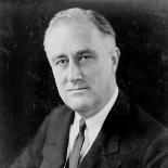 Franklin Delano Roosevelt, circa 1933-Elias Goldensky-Framed Stretched Canvas