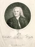 Portrait of Johann Sebastian Bach, by Haussmann, Elias Gottlob (1695-1774) (Oil on Canvas)-Elias Gottleib Haussmann-Giclee Print
