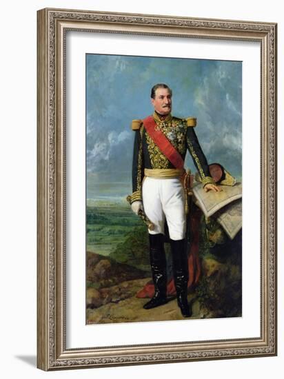 Elie-Frederic Forey (1804-1872), Empire Marshall, 1865 (Oil on Canvas)-Charles-Philippe Lariviere-Framed Giclee Print